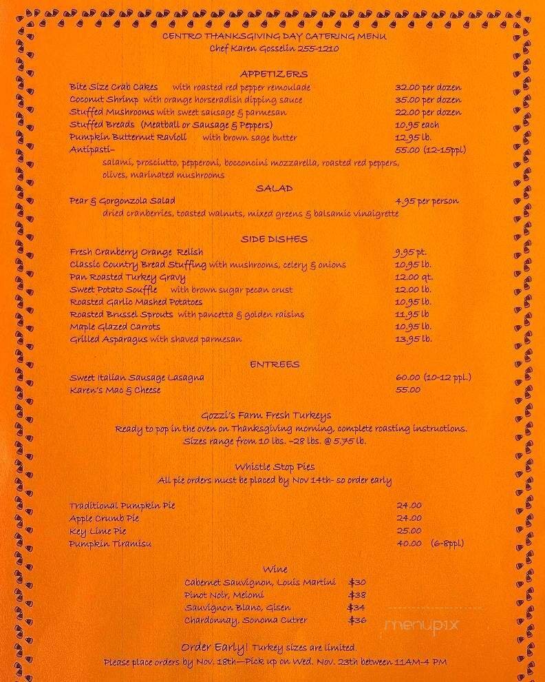 Menu page 2