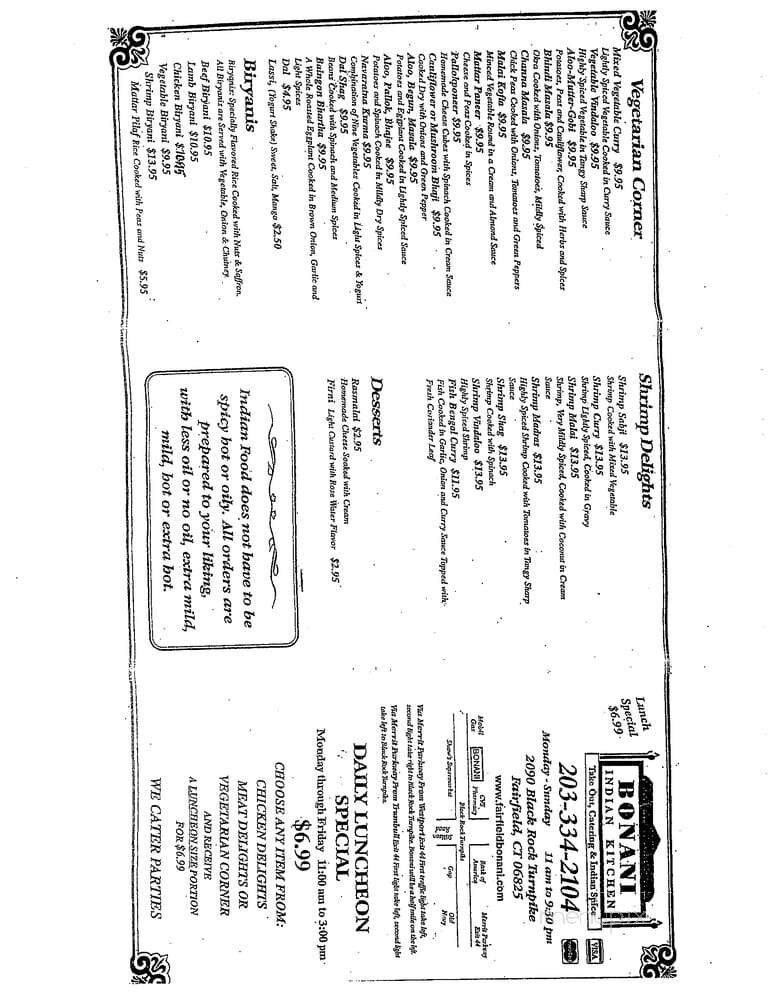 Menu page 2
