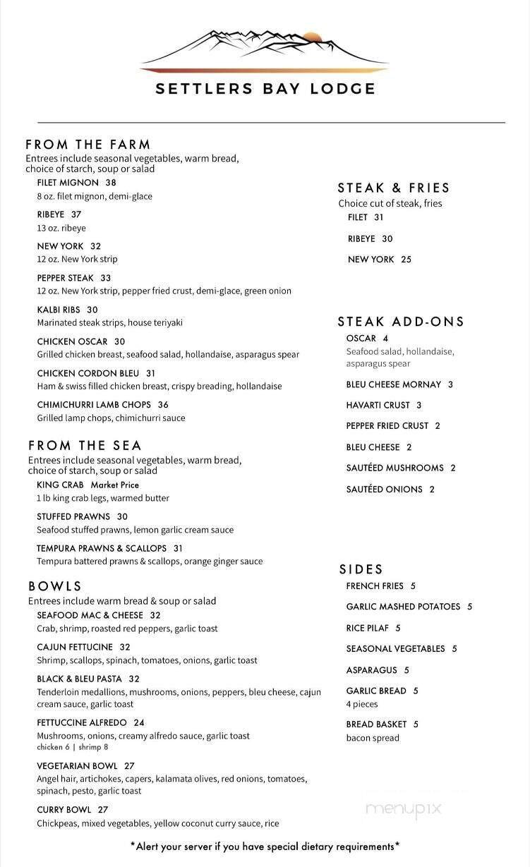 Menu page 2