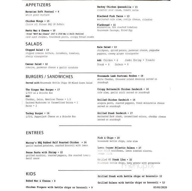Menu page 5