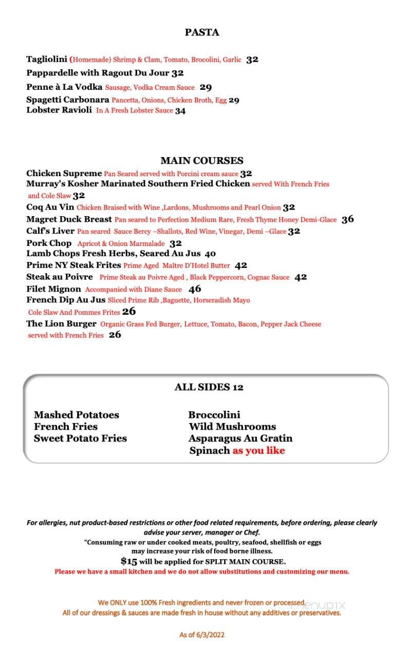 Menu page 4
