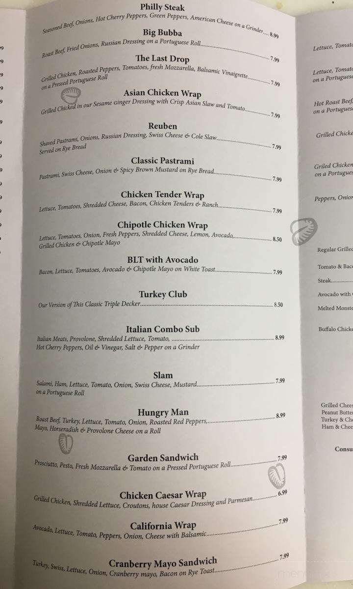 Menu page 2
