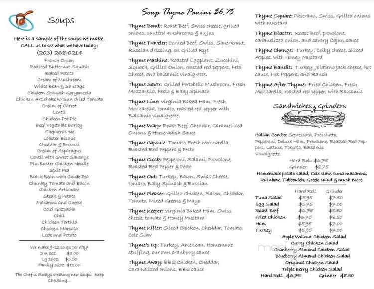 Menu page 2