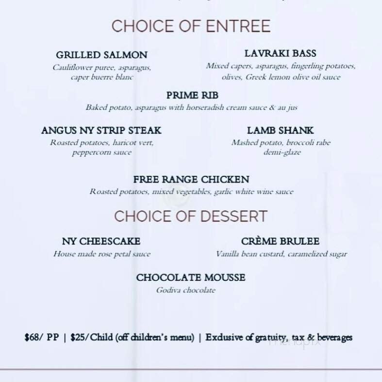 Menu page 1