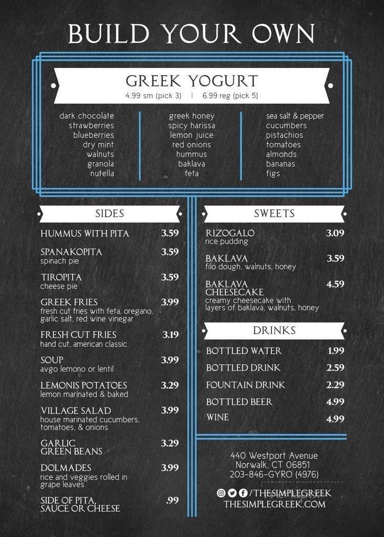 Menu page 2