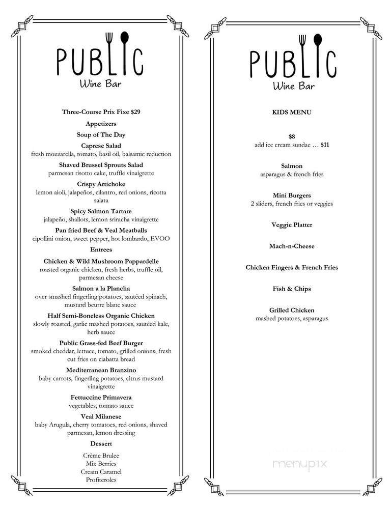Menu page 2
