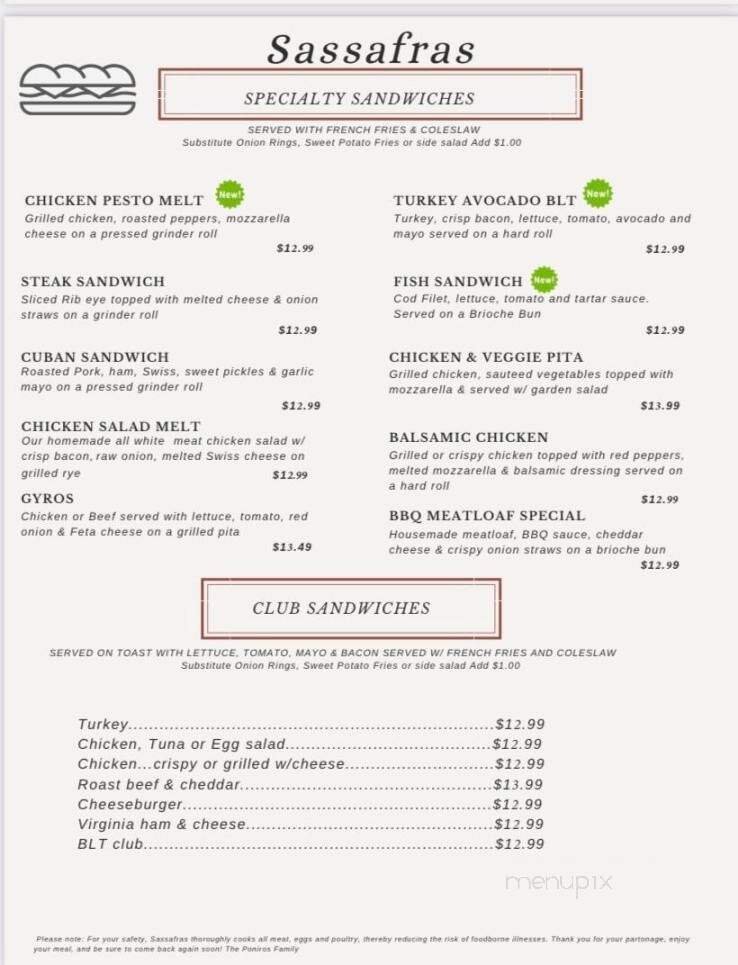 Menu page 7