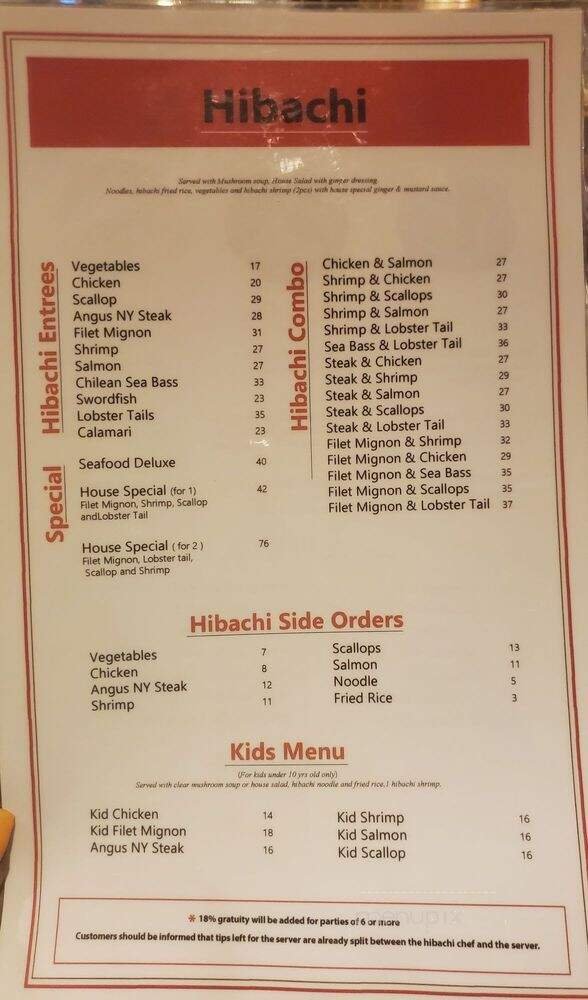 Menu page 2