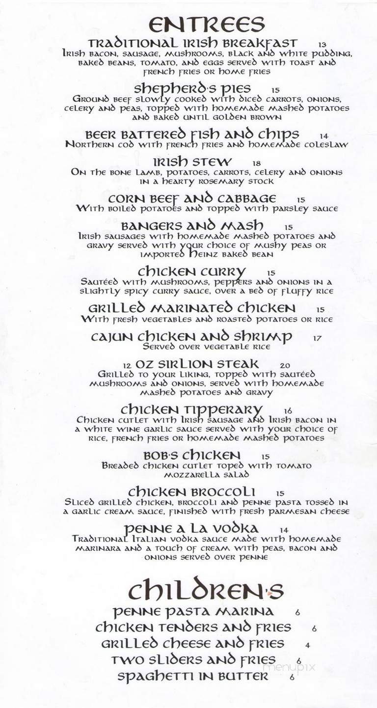 Menu page 5