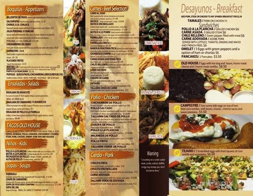 Menu page 2
