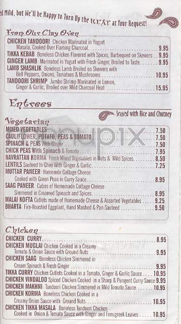 Menu page 3