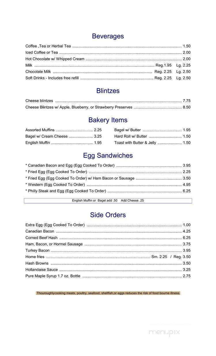 Menu page 2