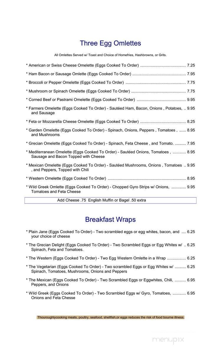 Menu page 3