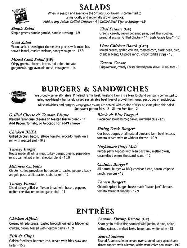 Menu page 2