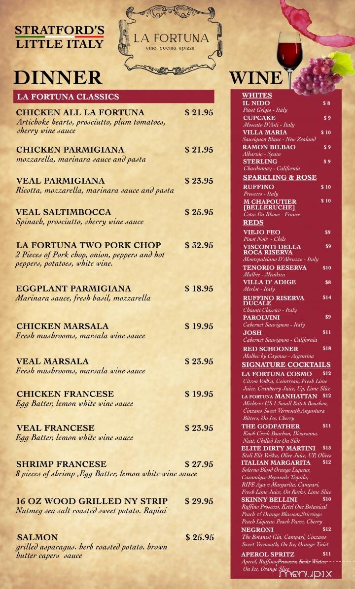 Menu page 2