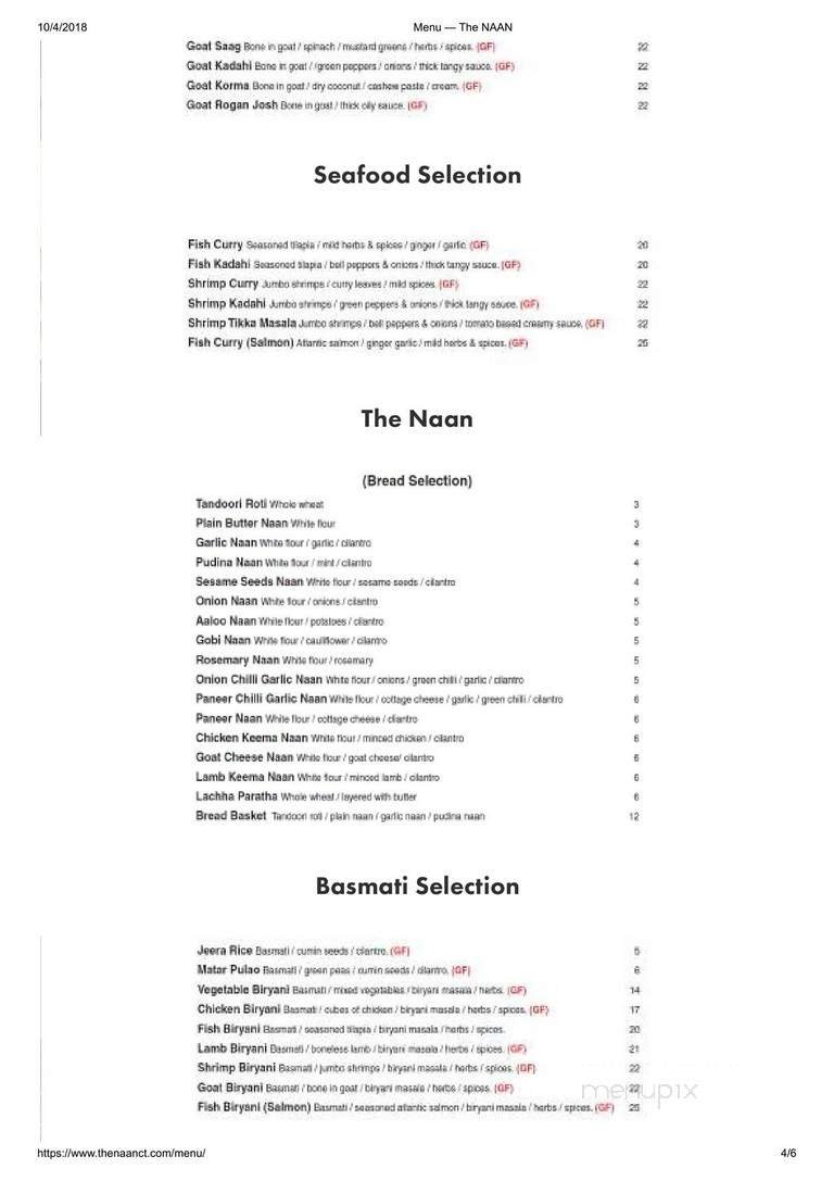 Menu page 4