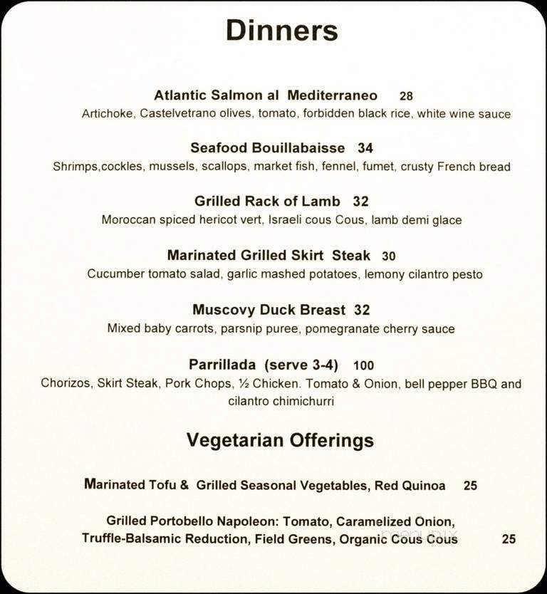 Menu page 2