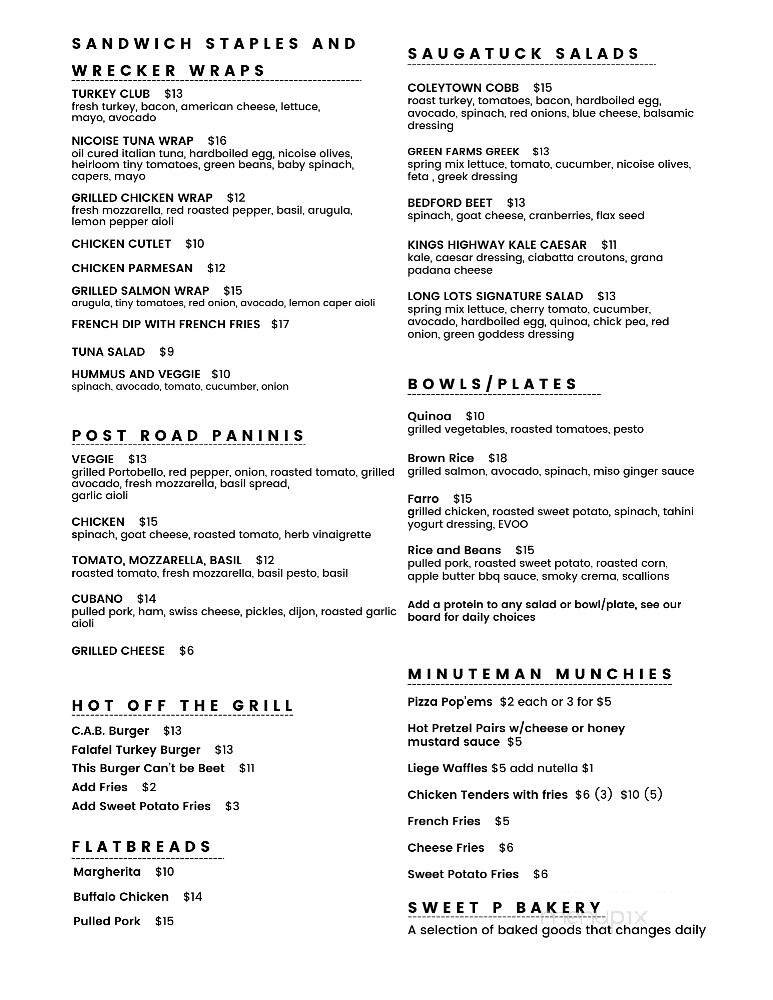 Menu page 2