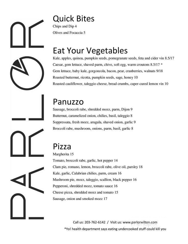 Menu page 2