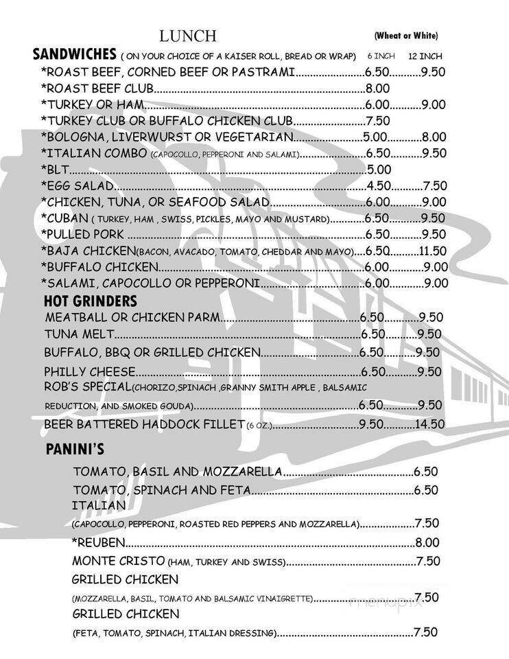 Menu page 3