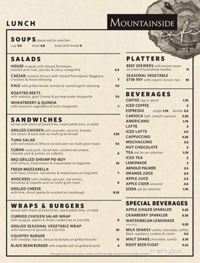 Menu page 2