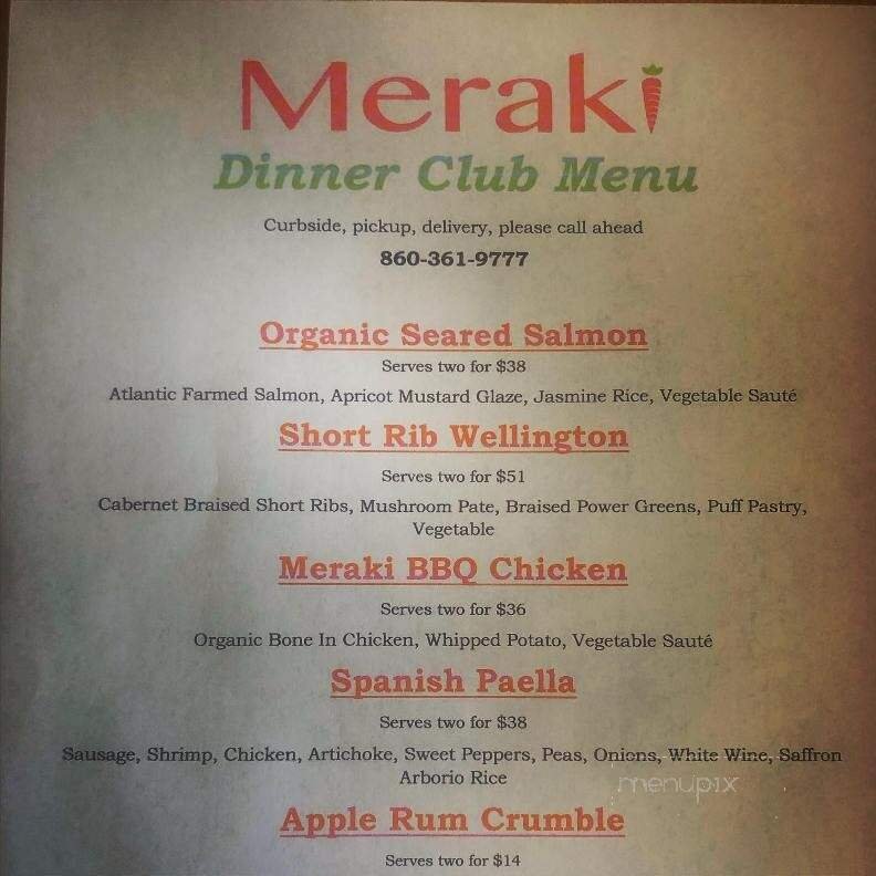 Menu page 2