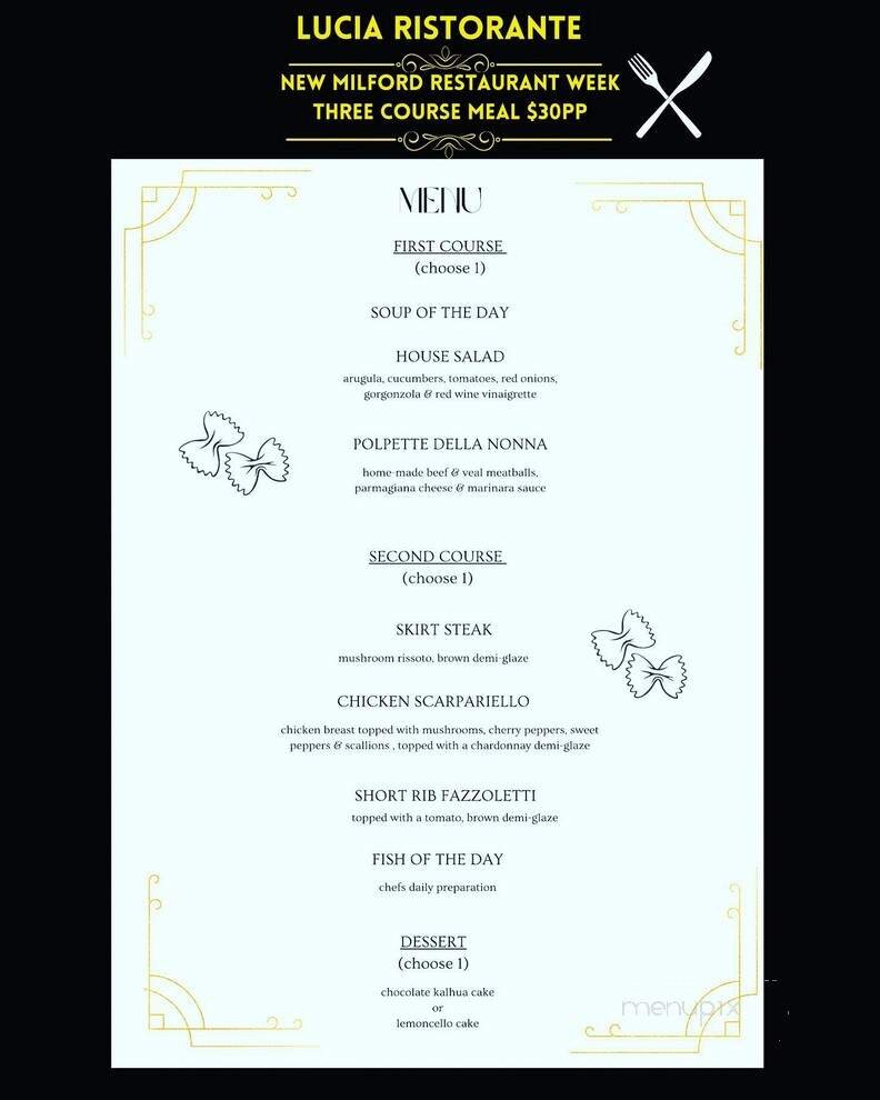 Menu page 1