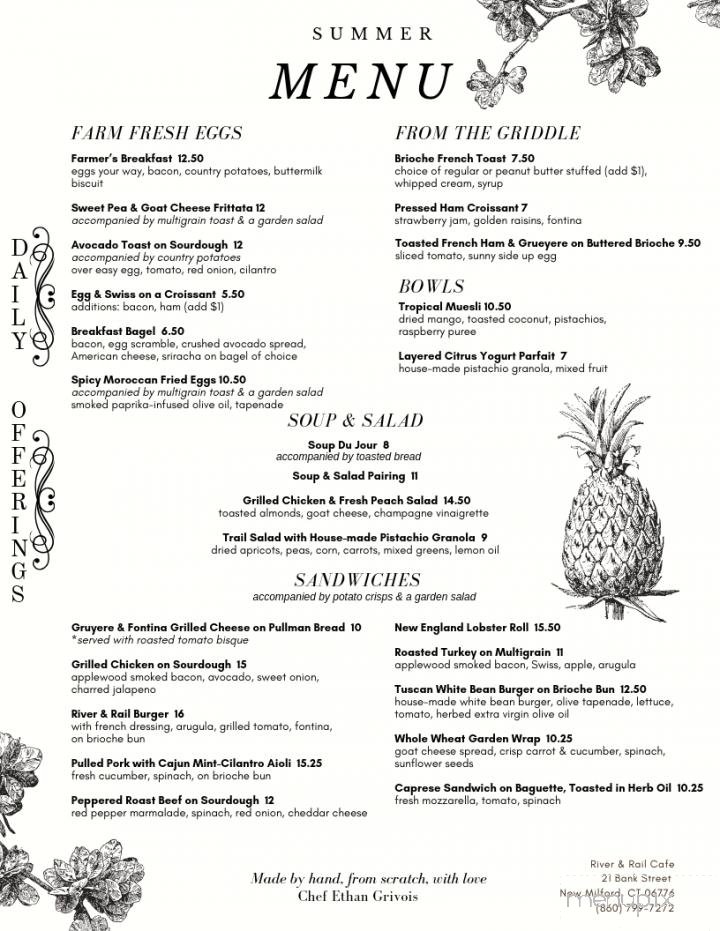 Menu page 1