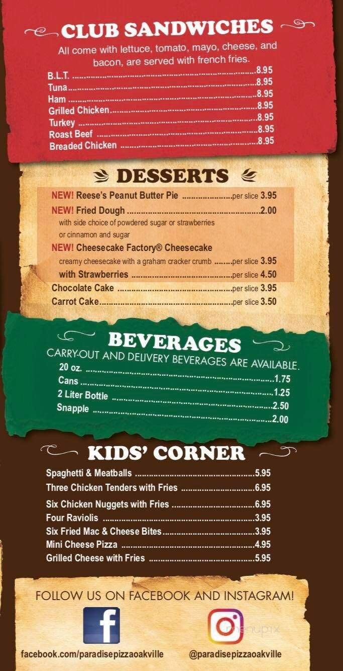 Menu page 6