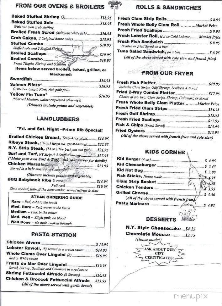 Menu page 2
