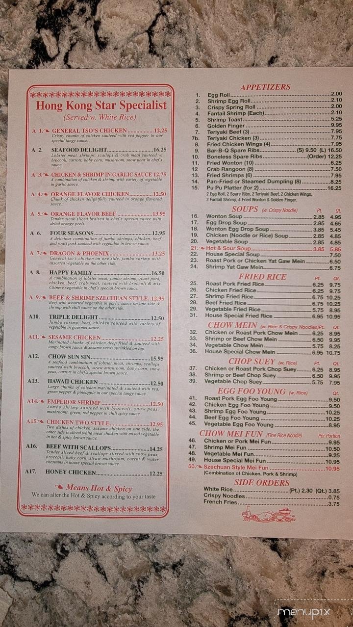 Menu page 2