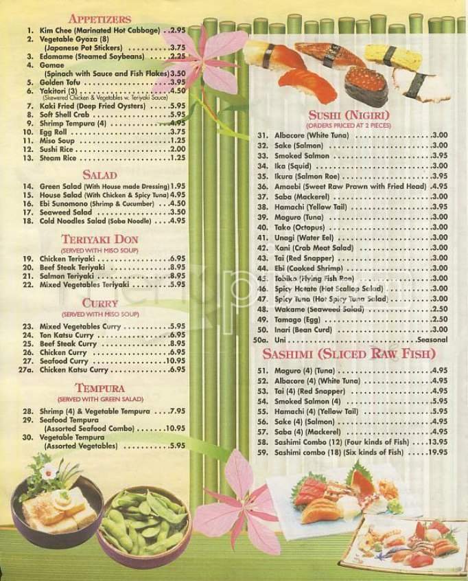 Menu page 2