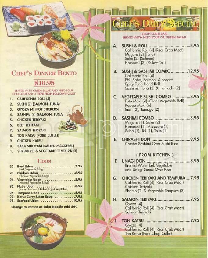 Menu page 4