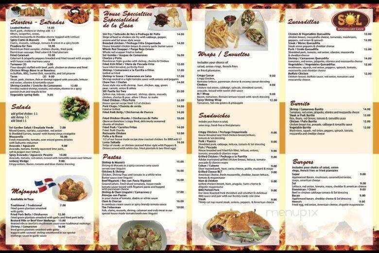 Menu page 2