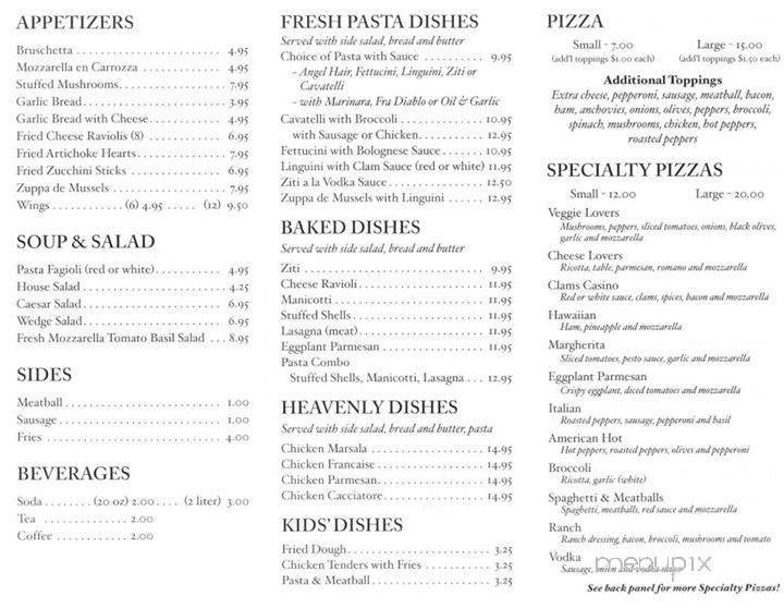 Menu page 3