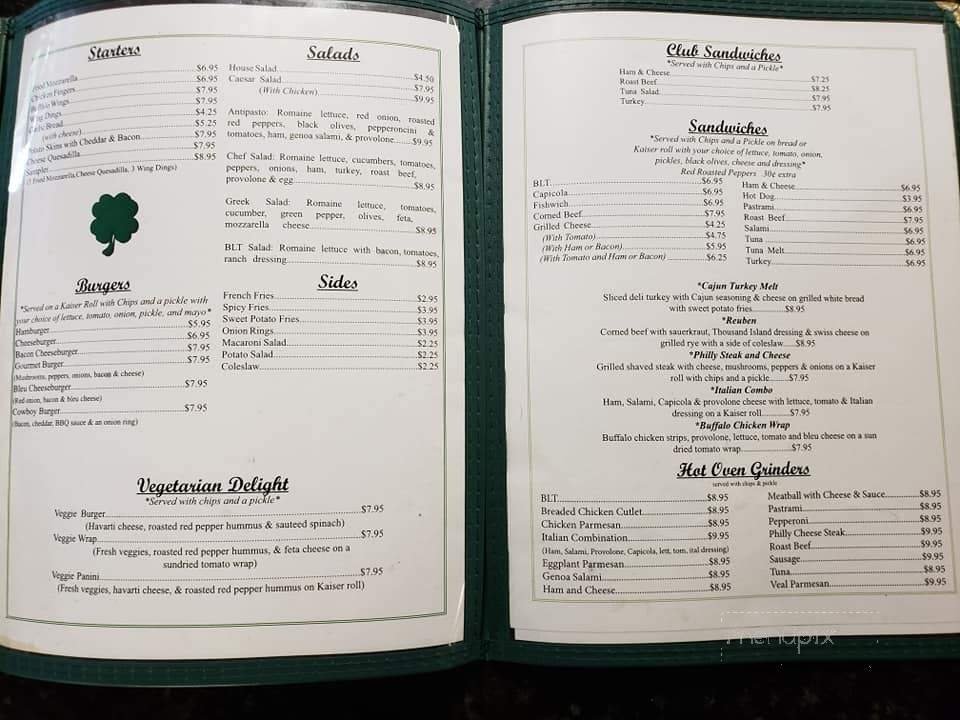 Menu page 2