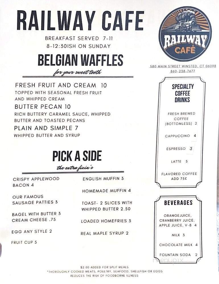 Menu page 1