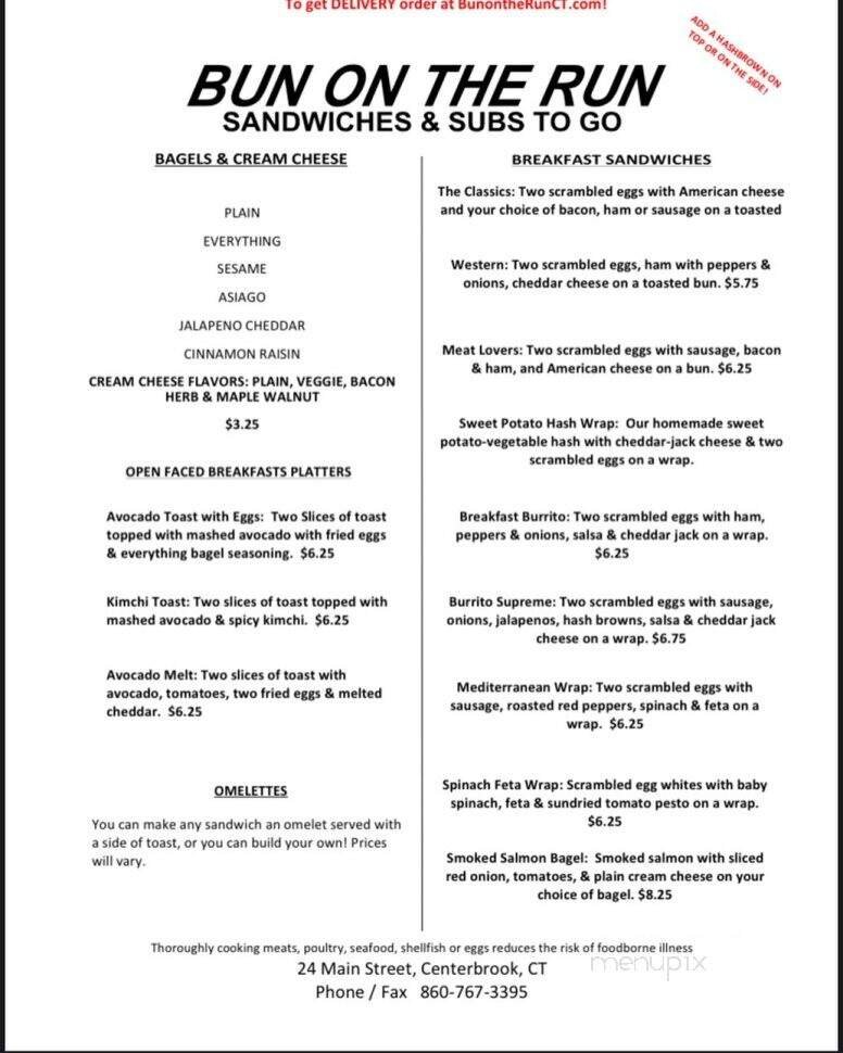Menu page 2