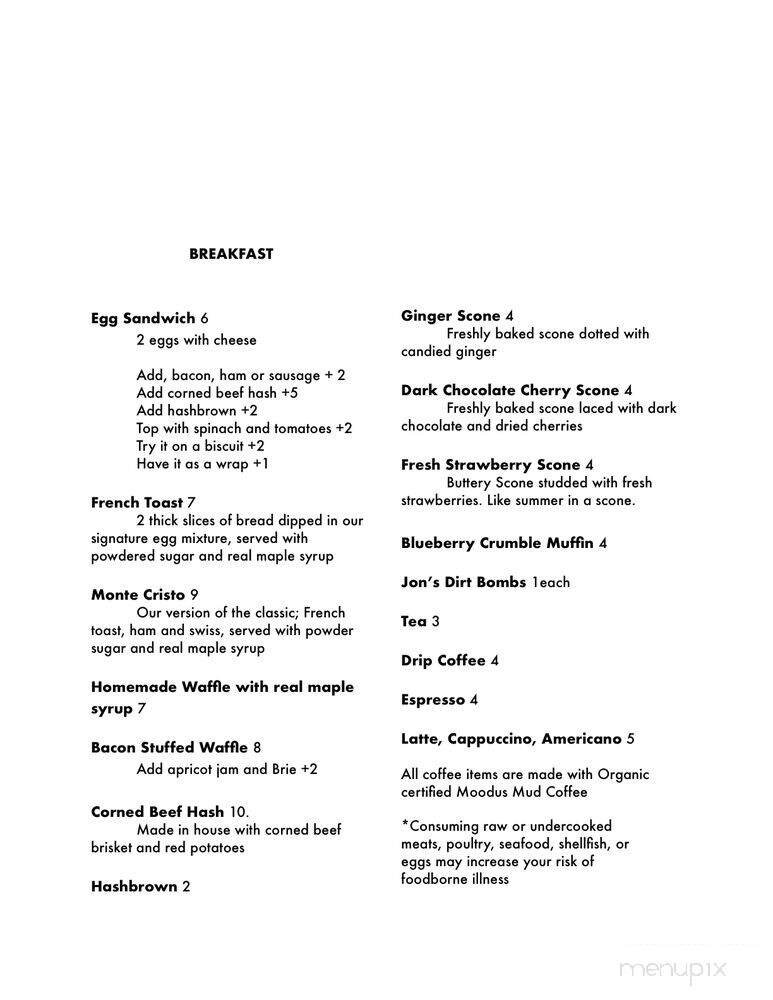 Menu page 2