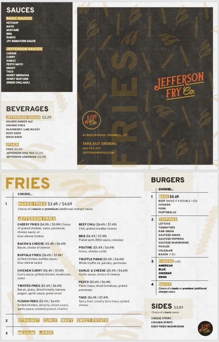 Menu page 1
