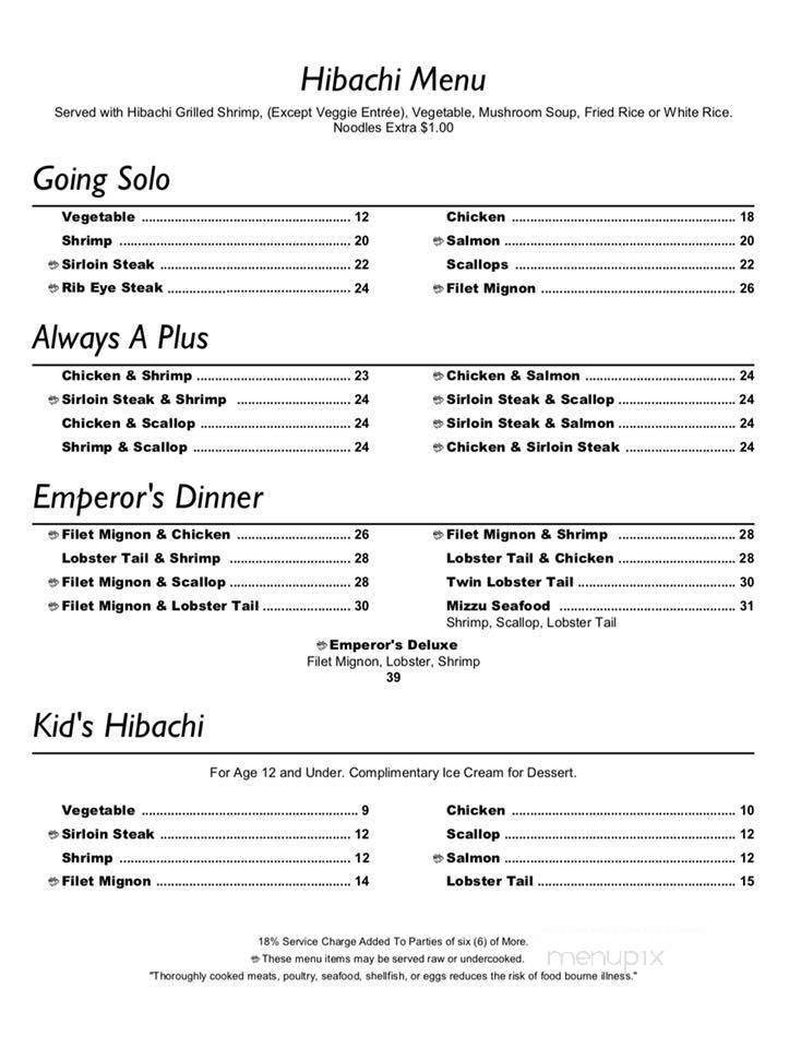 Menu page 7
