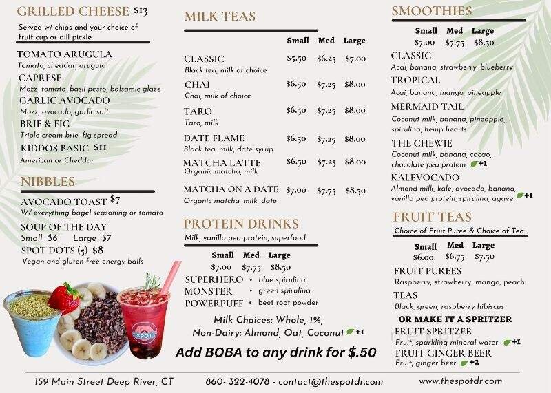 Menu page 2