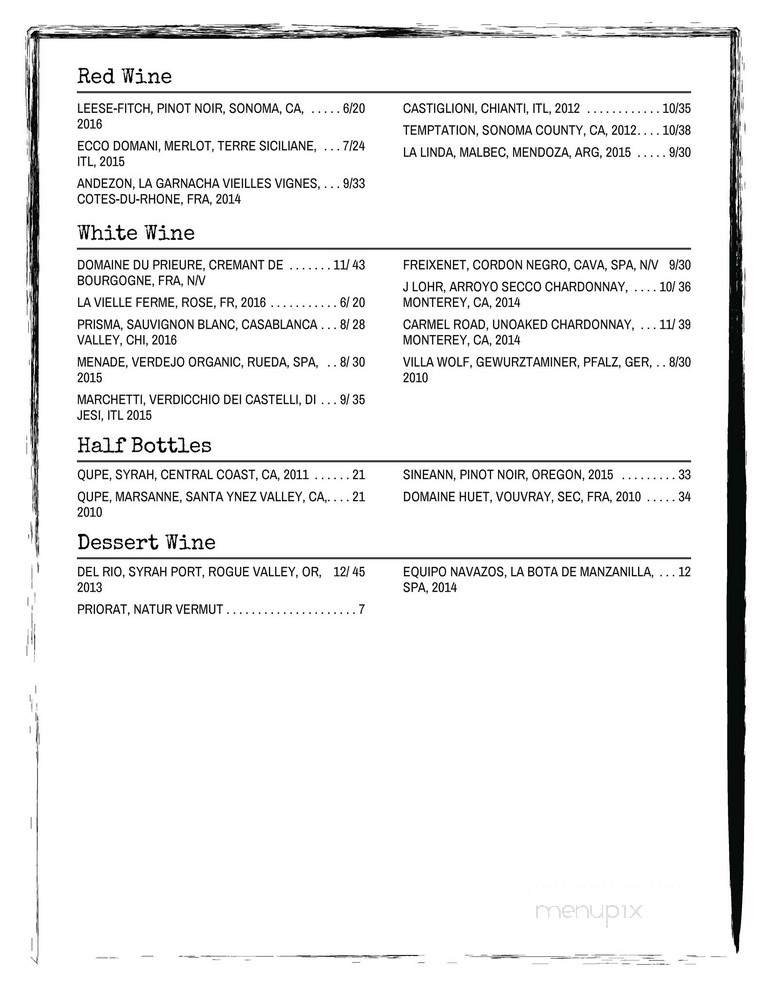 Menu page 2