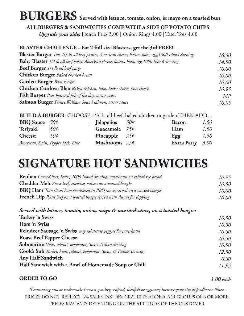 Menu page 2