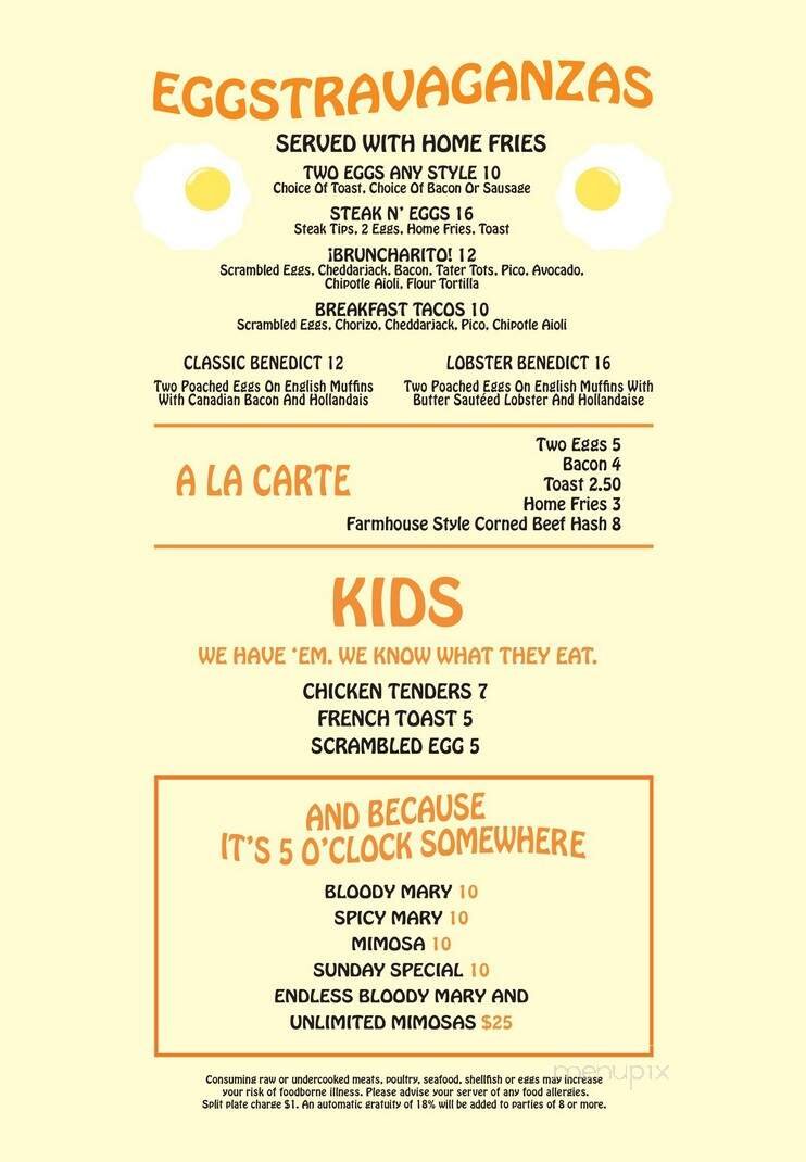 Menu page 1