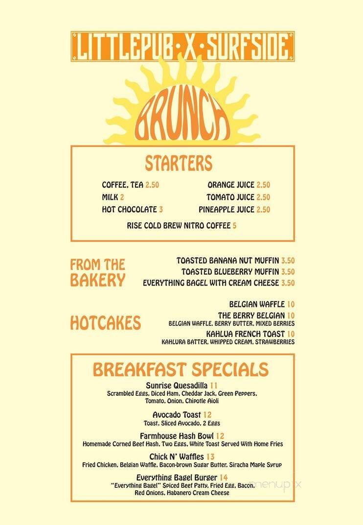Menu page 2