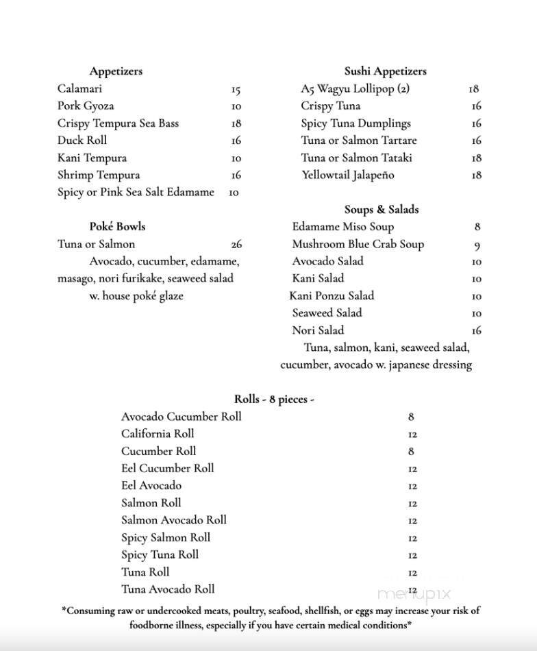 Menu page 7
