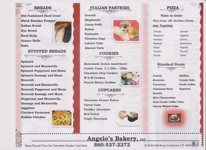 Menu page 1