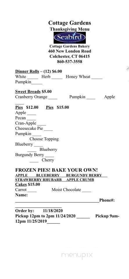 Menu page 7