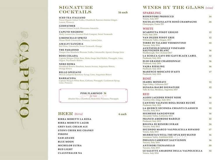 Menu page 2